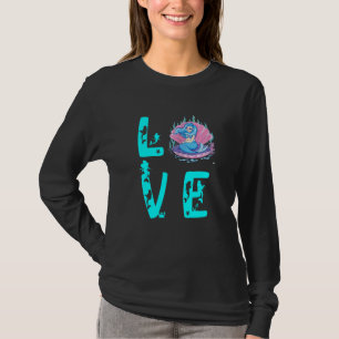 T-shirt Jolie Sirène Sirène Coquillage Assorti Sirène Amou