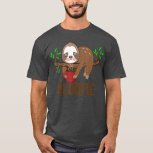 T-shirt Jolie Sloth Hang Sur La Brindille Et La Tenue De C