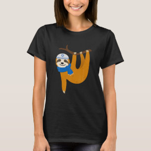 T-shirt Jolie Sloth Hanoukka Lazy Sloths Lover Juif Drôle
