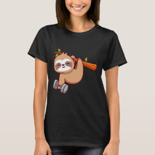 T-shirt Jolie Sloth tenant la cloche