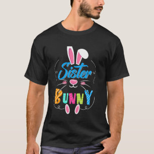 T-shirt Jolie sœur lapin drôles oreilles de lapin Joyeuses