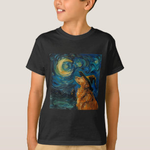 T-shirt Jolie sorcière Golden Retriever _ Drôle de chien H