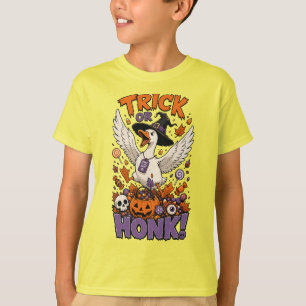 T-shirt Jolie Sorcière Oie Citrouille Bonbon Graphique