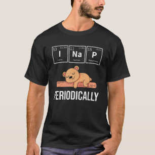 T-shirt Jolie table périodique des animaux endormis Pj Nap
