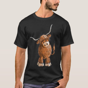 T-shirt Jolie vache des Highlands écossaise