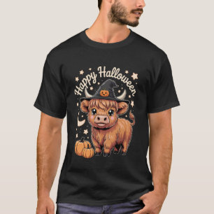 T-shirt Jolie vache des Highlands Joyeux Halloween Costume