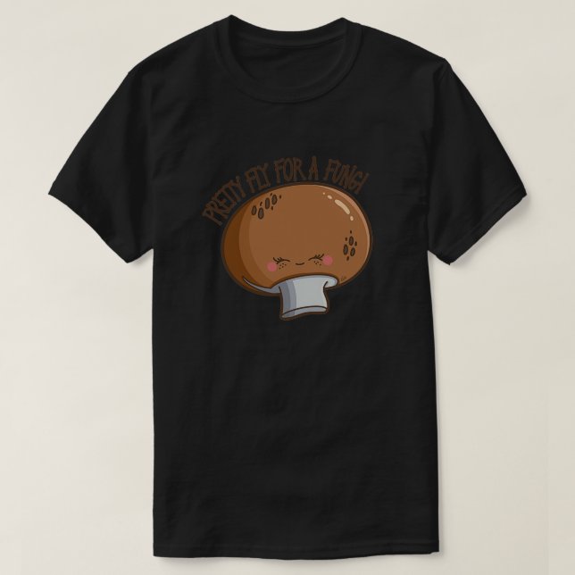T-shirt Jolie volée pour un champignon mignon champignons (Design devant)