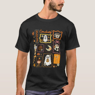 T-shirt Jolies Conchas Pan Dulce Café Automne Halloween Fa