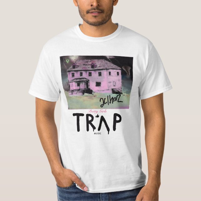 T-shirt Jolies Filles Comme Trap Music Album (Devant)