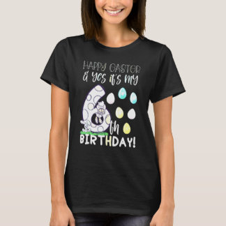T-shirt Jolies Filles Joyeuses Pâques Oui C'est Mon 6ème A