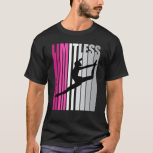 T-shirt Jolies Filles Rose Limitless Danse Danse Danse Pra