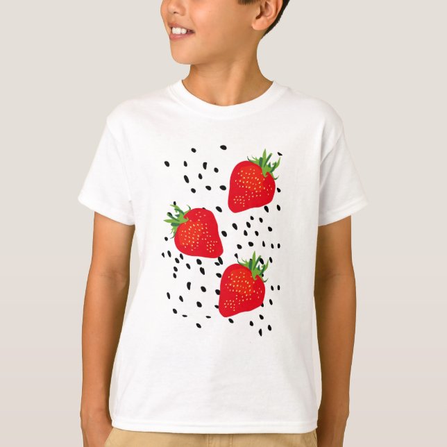 T-shirt Jolies fraises (Devant)