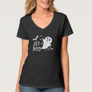 T-shirt Jolies Hey Boo Fantômes Filles Enfants Joyeux Hall