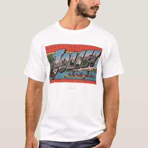 T-shirt Joliet, l'Illinois - grandes scènes de lettre