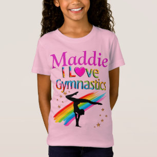 T-Shirt JOLIMENT PERSONNALISÉ J'AIME LA GYMNASTIQUE T SHIR
