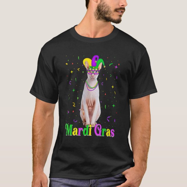 T-shirt Jolis chats Cornish Rex Animaux Carnavals Mardi Gr (Devant)