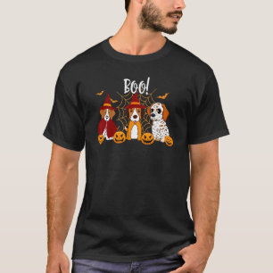 T-shirt Jolis costumes de Halloween de chienne Beagle pour