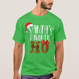 T-shirt Jolis Pères Noël Guépards préférés Ho Christmas Dr