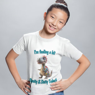 T-Shirt Jolis points Dino-Mite Dinosaures colorés Enfants 