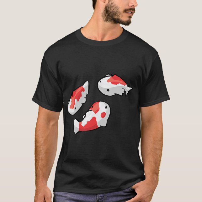 T-shirt Jolis poissons Koï (Devant)