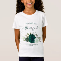 Jolis roses vert émeraude Cadeau Fille des fleurs