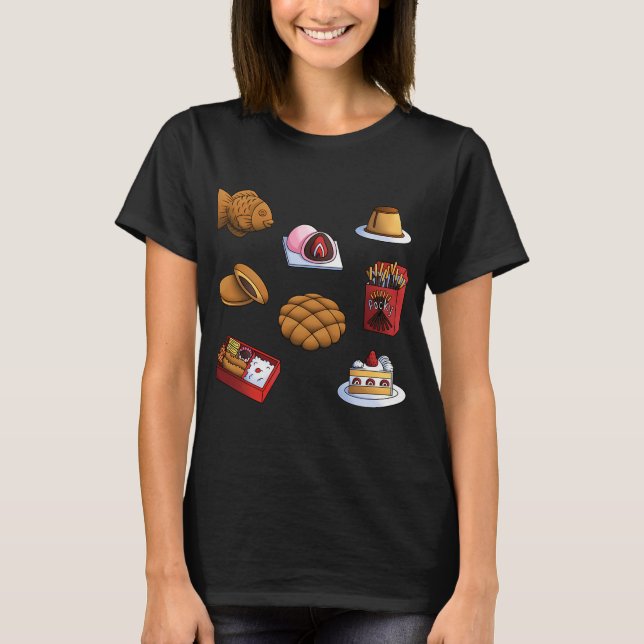 T-shirt Jolis snacks japonais (Devant)