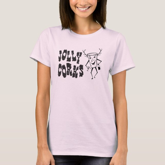 T-shirt Jolly Corks Drôle féminin (Devant)