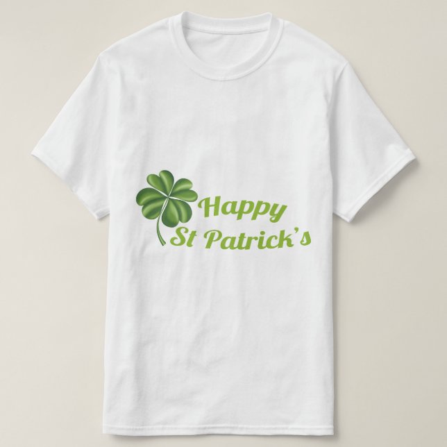 T-shirt Jolly Leprechaun St. Patrick’s Day 3D Illustration (Design devant)