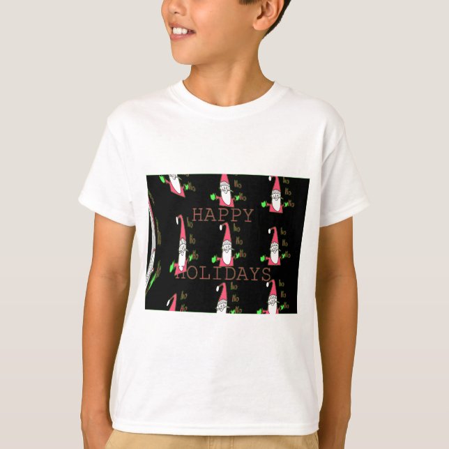 T-shirt Jolly Mouse Père Noël : Une Illustration Fun Holid (Devant)