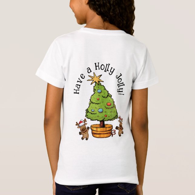 T-Shirt Jolly Noël pour les enfants et tous (Dos)