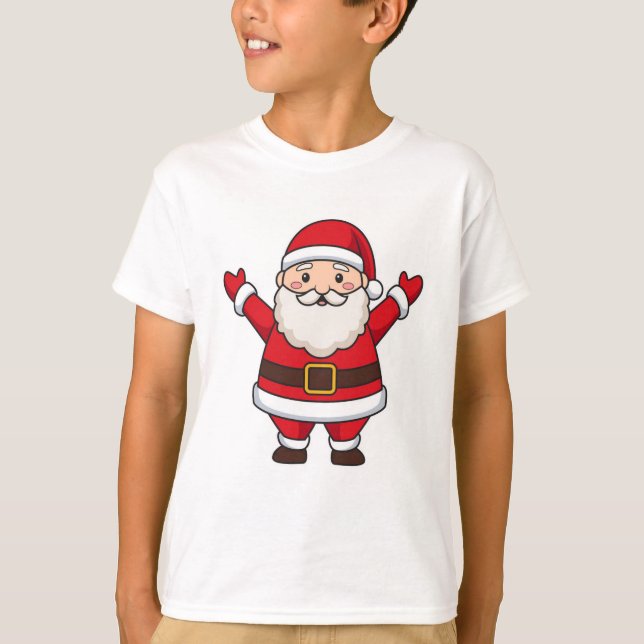 T-shirt "Jolly Père Noël : Spreading Holiday Cheer" (Devant)