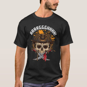 T-shirt Jolly roger de bateau pirate Crossbones Drapeau Fu