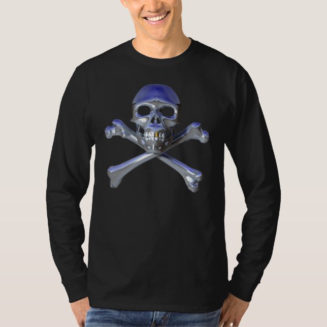 T-shirt Jolly roger de chrome (Devant)