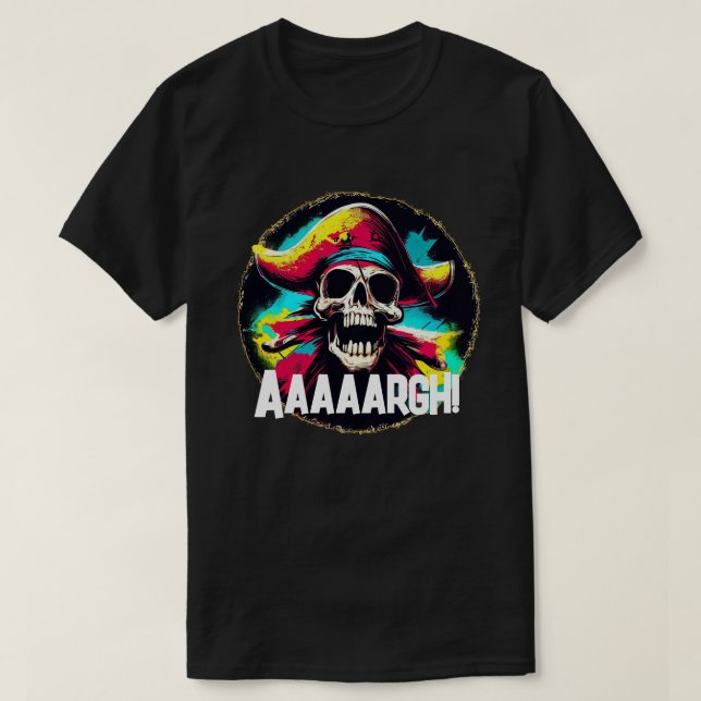 T-shirt Jolly roger moderne (Design devant)