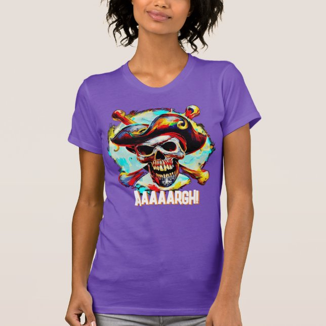 T-shirt Jolly roger moderne (Devant)