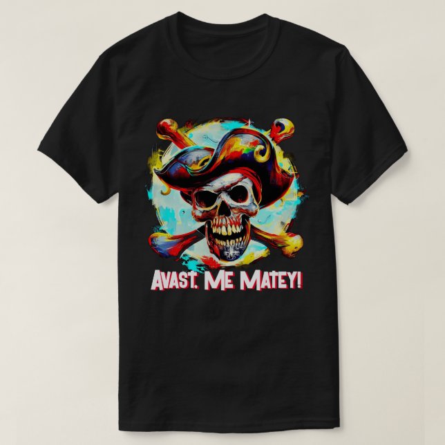 T-shirt Jolly roger moderne (Design devant)