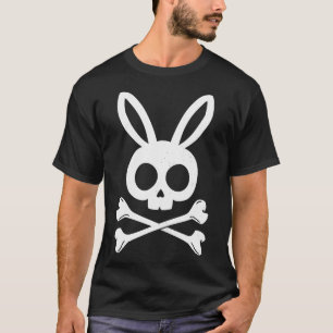 T-shirt Jolly roger Pirate de Pâques Lapin Crâne Rabbit