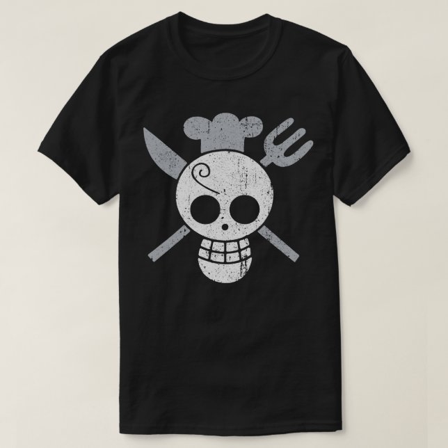 T-shirt Jolly roger Sanji (Design devant)
