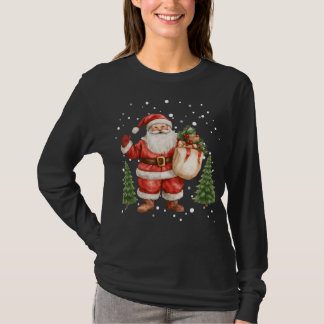 T-shirt Jolly Santa with Gift Bag