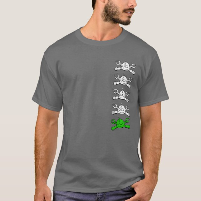 T-shirt jollyrobot (Devant)