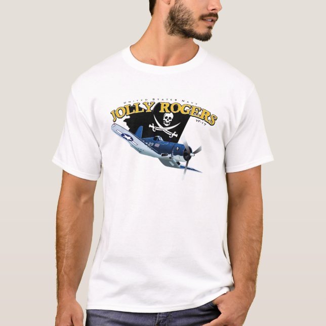 T-shirt Jollys rogers du corsaire f4U (Devant)
