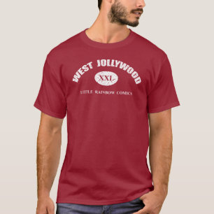 T-shirt Jollywood occidental : Peu de pièce en t marron d