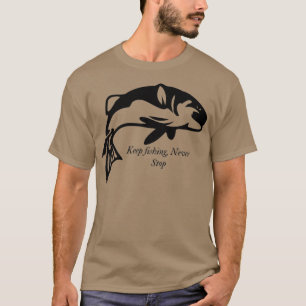 T-shirt Jon B inspiré Keep Fishing Never Stop