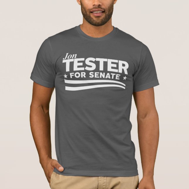 T-shirt Jon Tester pour le Sénat (Devant)