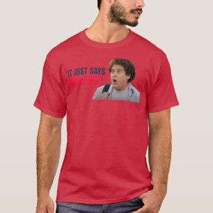 T-shirt Jonah Hill Superbad il dit juste McLovin