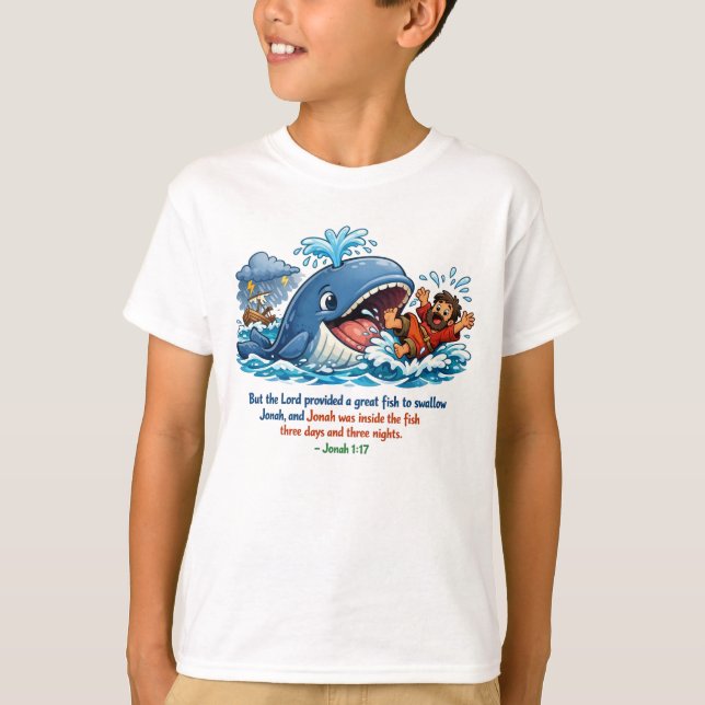 T-shirt Jonas 1:17 (Devant)