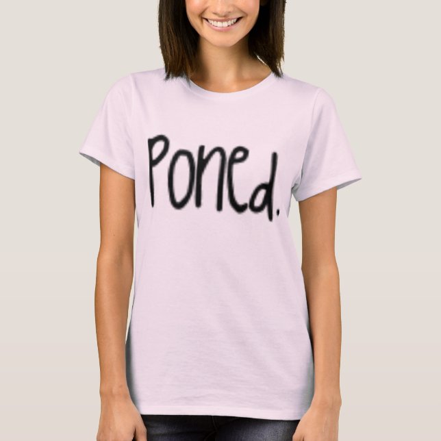 T-shirt Jonas Brothers "Poned" chemise. (Devant)