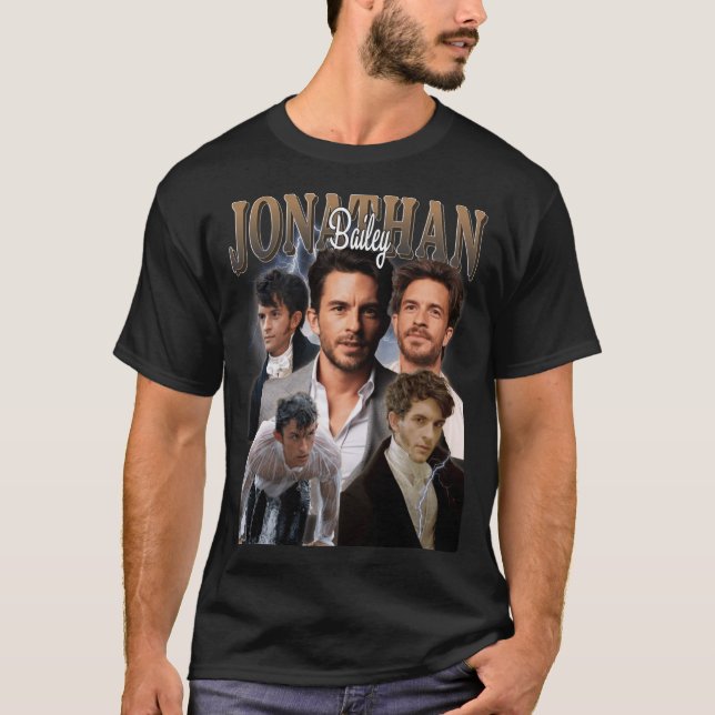T-shirt Jonathan Bailey Vintage Bootleg garçon garçon (Devant)