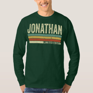 T-shirt Jonathan Nom Cadeau Personnalisé Funny Retro