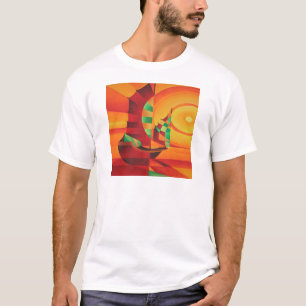 T-shirt Joncs Cubistes Sur La Mer Rouge